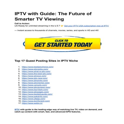 IPTV with Guide_ The Future of Smarter TV Viewing