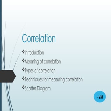 Correlation | PPTX