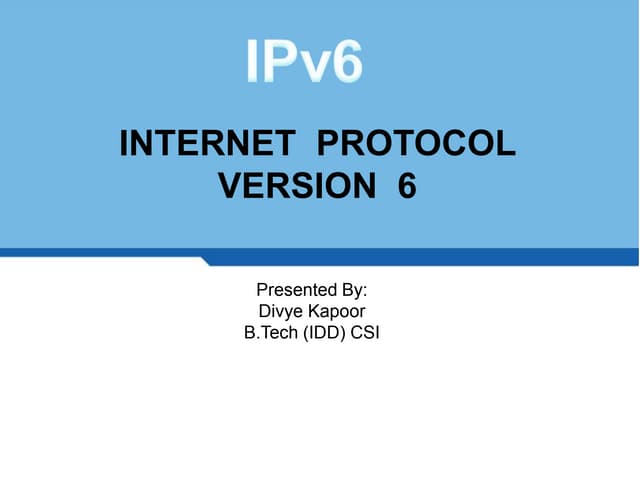IPv6