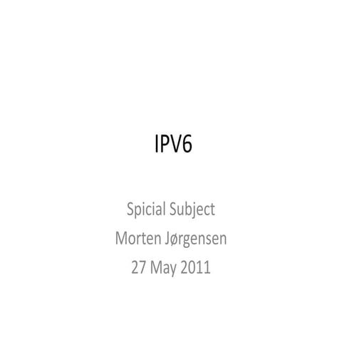 Ipv6
