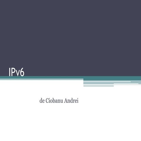 IPv6 | PPTX