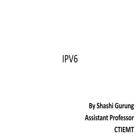 Ipv6