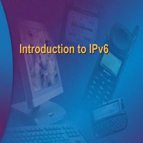 Internet IP V6 Protocol  for Networking Students