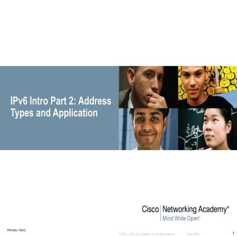IPv6 address types pART2 IPv6 address types pART2