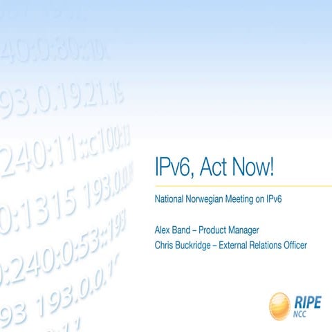 IPv6 Act Now!