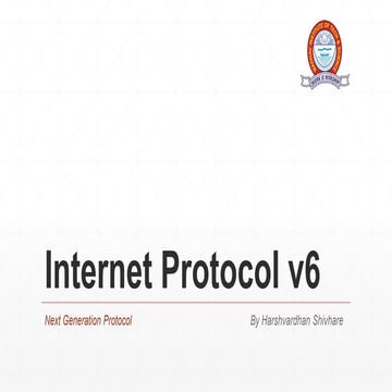 Internet Protocol v6