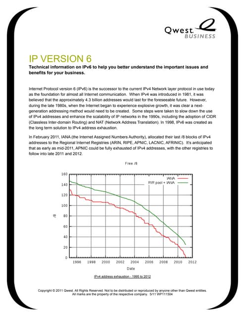 Ipv6 Technical White Paper Wp111504