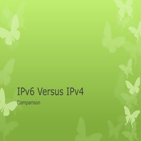 I pv6 versus ipv4