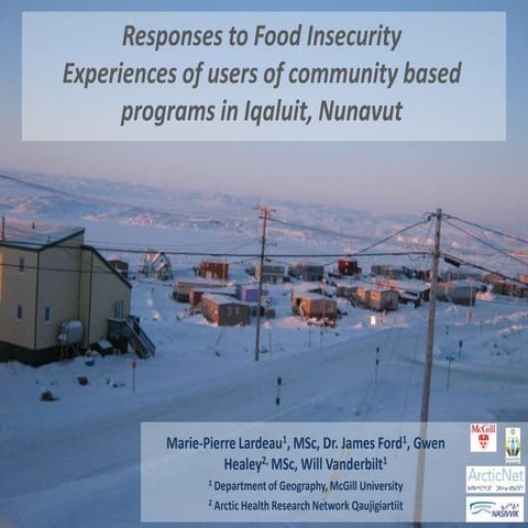 Responses to Food Insecurity
