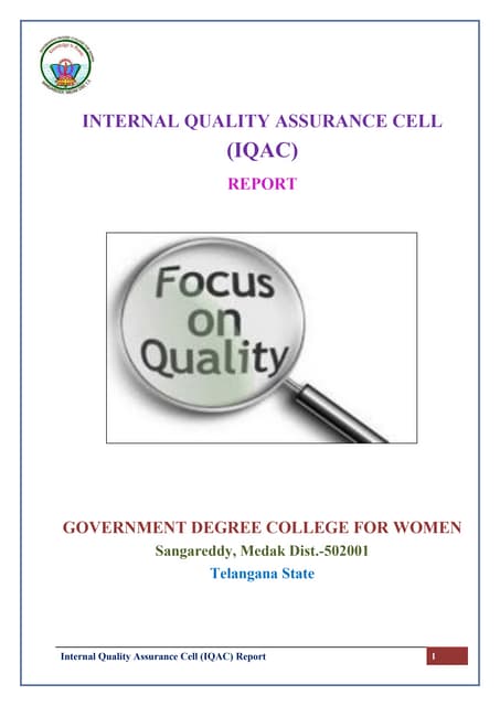 Iqac report final