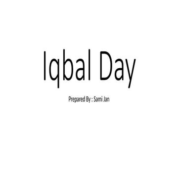 Presentation on Muhammad Iqbal RA Day 9th November .pptx