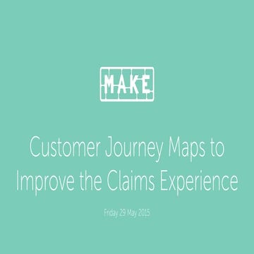Developing Customer Journey Maps