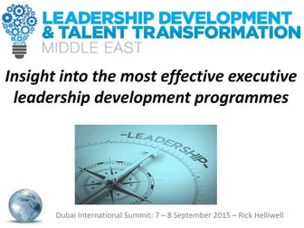 High Impact Executive Development - Rick Helliwell
