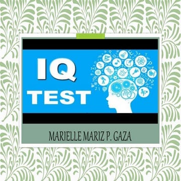 IQ TEST