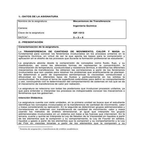 Programa mecanismos de transferencia