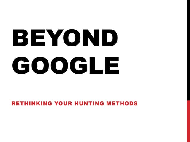 Internet Research Presentation