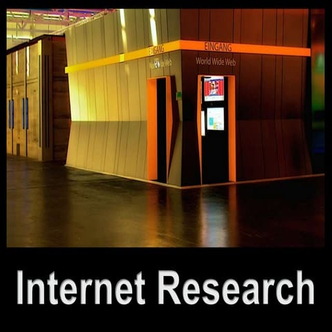 Seminar Internet Research 1. Sitzung