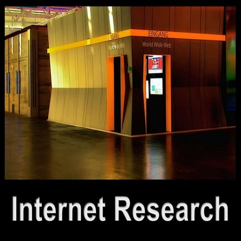 Seminar Internet Research 2. Sitzung