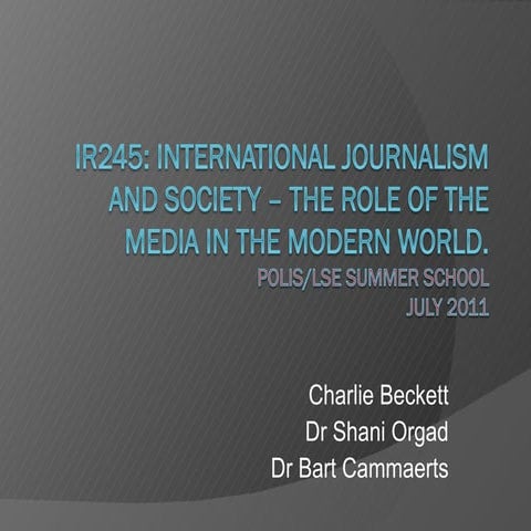 Ir245 intro lecture2012