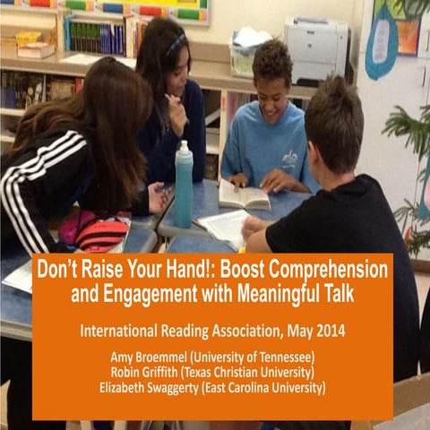 Don't Raise Your Hand! Boost Comprehension with Dialogue 2014