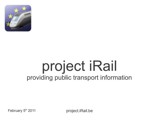 iRail fosdem