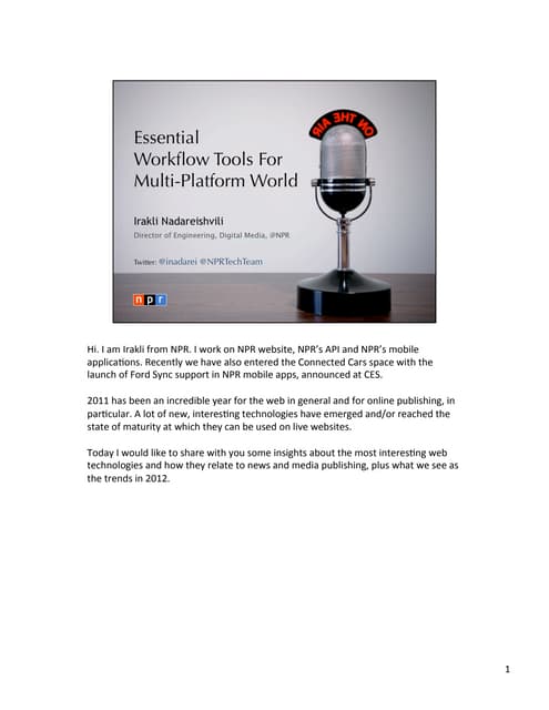 trends in online publishing