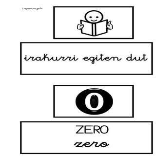 Irakurketa liburua ZENBAKIAK