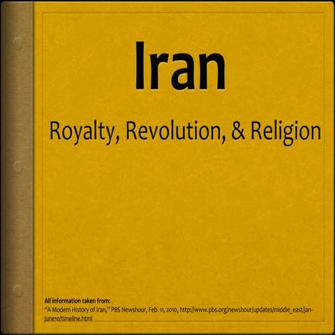 The great history of iran | PPTX
