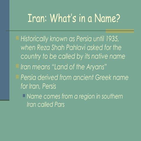 Iran | PPTX