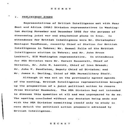 Operation Ajax Declassified PDF 1 of 9