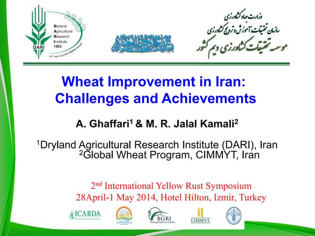 Iran country report izmir 2014