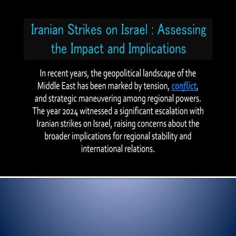 The Impact of Iran-Israel History on Global Politics