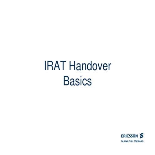 Irat handover basics