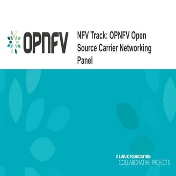 OPNFV: Open Source Carrier Networking Panel