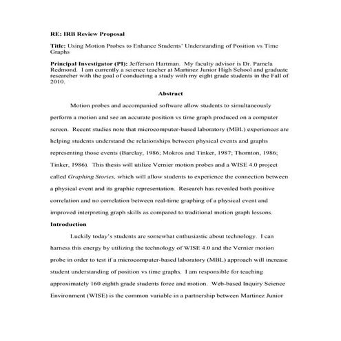 Irb jefferson hartman