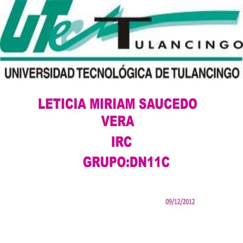 Redes IRC | PPTX