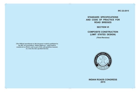 irc.gov.in.119.2015.pdf | Civil Engineering Industry | Industries