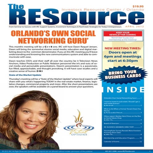 IRC Media Cover/Newletter