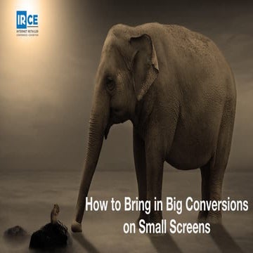 How To Bring In Big Conversions on Small Screens | IRCE 2016