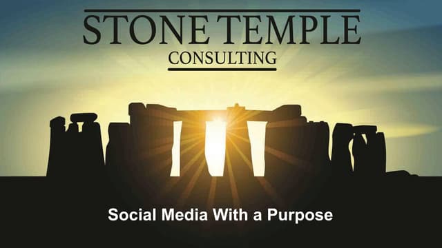 Social Media With A Purpose - IRCE; Chicago, IL 