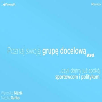 Kto siedzi na Twitterze, czyli dajmy już spokój sportowcom i politykom.