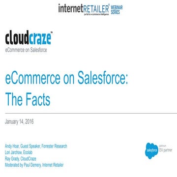 B2B eCommerce on Salesforce: The Facts
