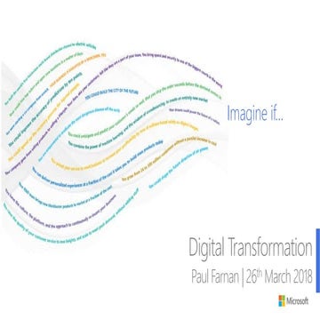 Microsoft Ireland - IRDG - Digital Transformation