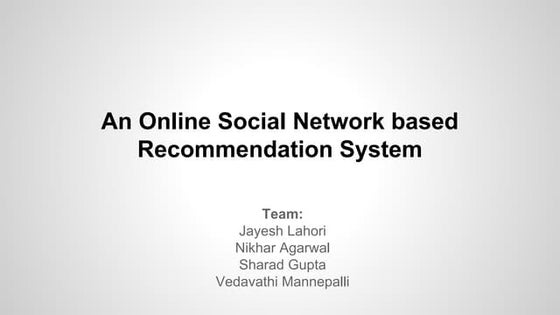 MOVIE RECOMMENDATION SYSTEM.pptx | Operating Systems | Computer ...