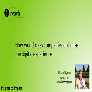 Oisin Byrne, iReach - DMX Dublin 2016