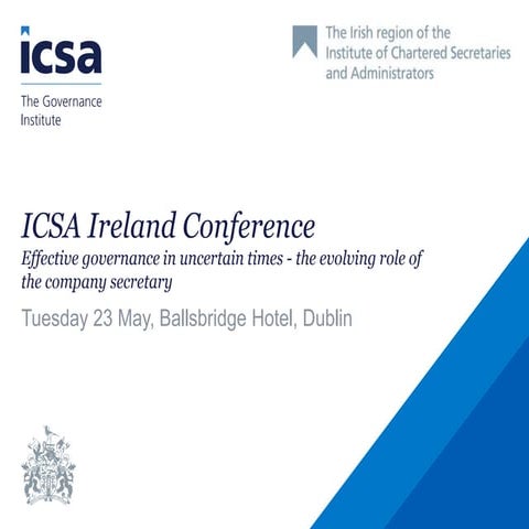 ICSA qualifying programme update 2019 | PPTX