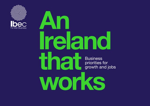 An Ireland that works