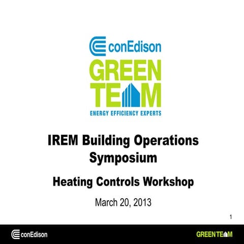 Heating Controls Workshop
