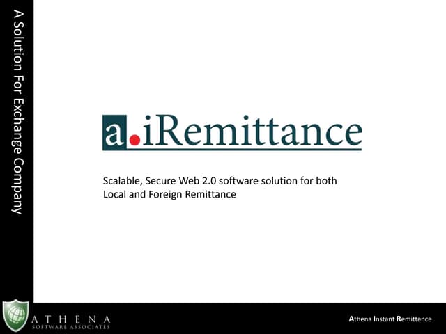 Athena Remittance Management System-ARMS