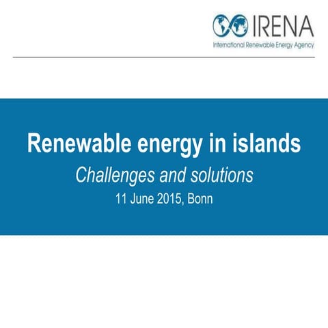 IRENA - Renewable energy in islands | PDF